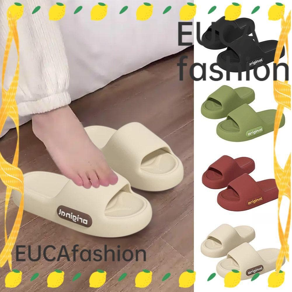 Chinelos De Nuvem EUCAFASHION , Praia Com Sola Macia Antiderrapante , Sandálias De Verão De Cor Sólida