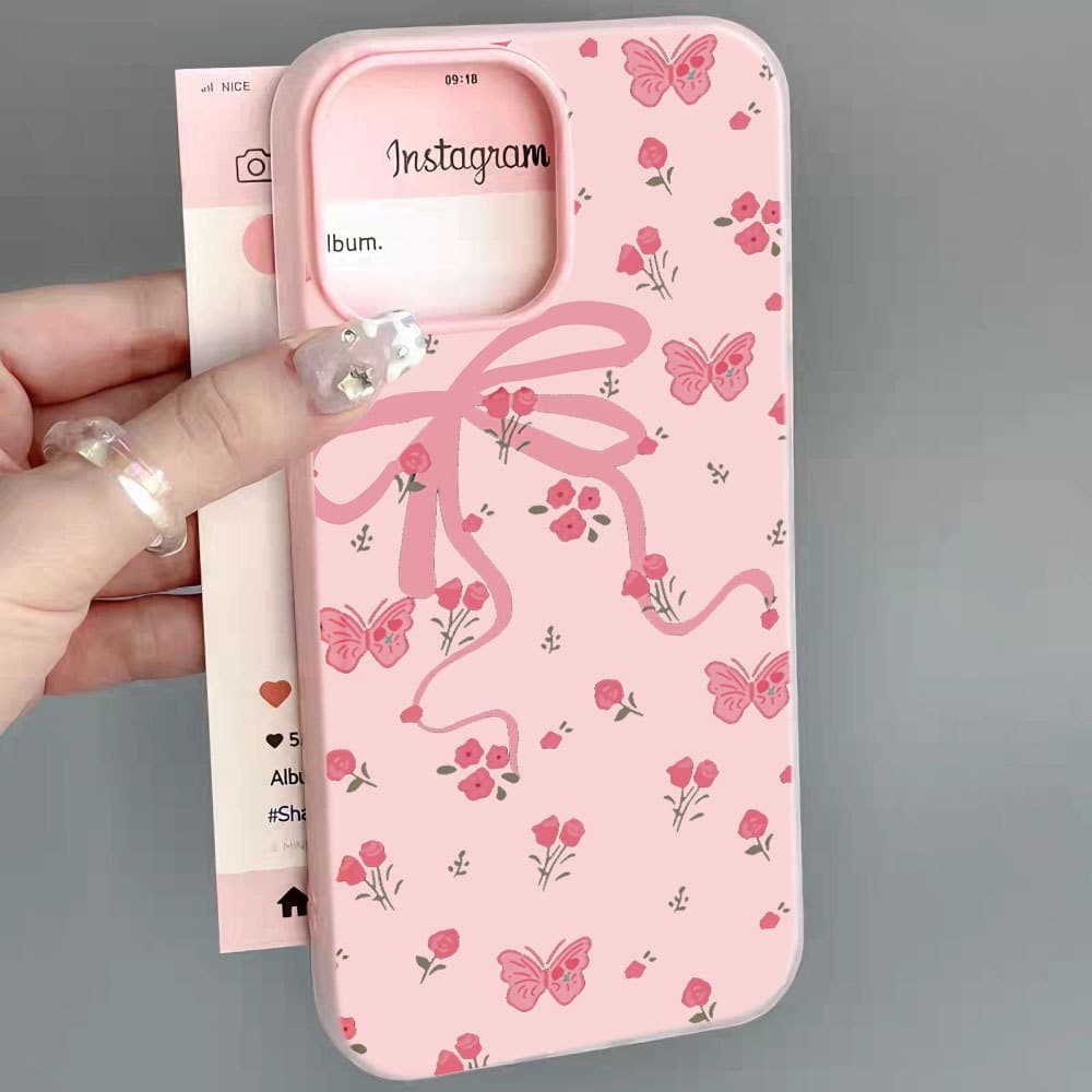 Arcos E Flores Marcon Colors Jelly Case Para Samsung A17 A07 A26 A06 A16 A35 A54 A05S A05 A15 A14 A13 A52 A04S A03S A04E