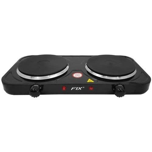 Cooktop Elétrico Duas Bocas Portátil Aquecimento Rápido/Fogareiro Elétrico Duas Chapas Aquecimento Uniforme