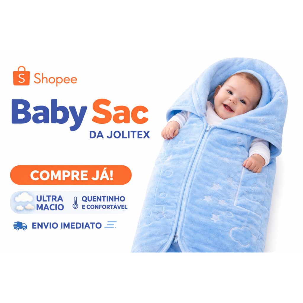 Cobertor Infantil Baby Sac Relevo Jolitex 80x90cm Super Macio Antialérgico Conforto Bebê