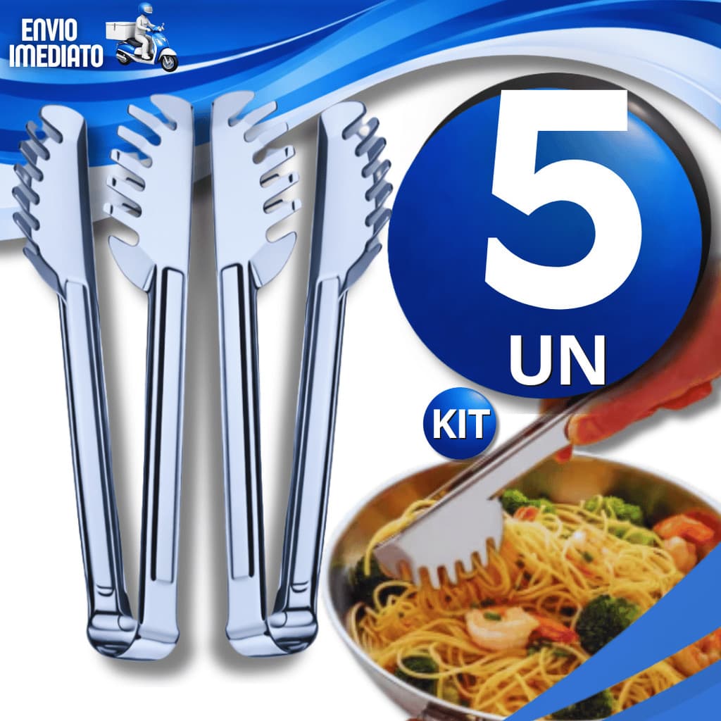 Kit Pegador Massas Aço Inox 20Cm Casa Cozinha Restaurante Pizzaria Churrascaria Multiuso Utensílios