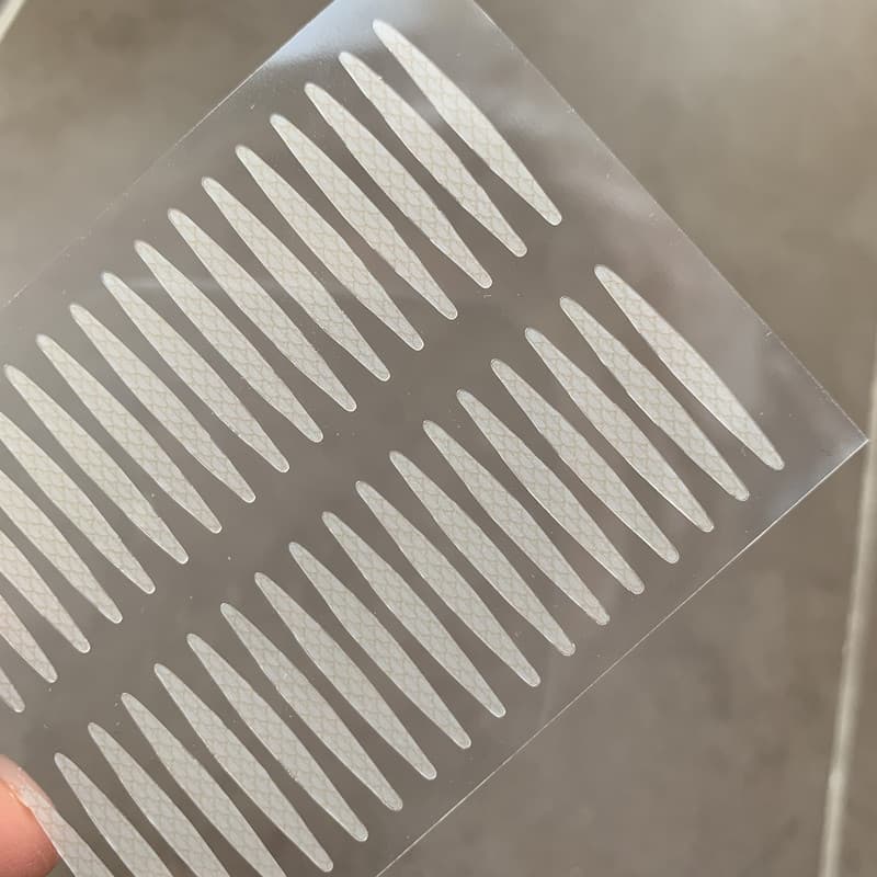 You Yishi cor azeitona dupla pálpebra adesivo invisível Natural sem costura feminino renda inchada espuma de olho dedica