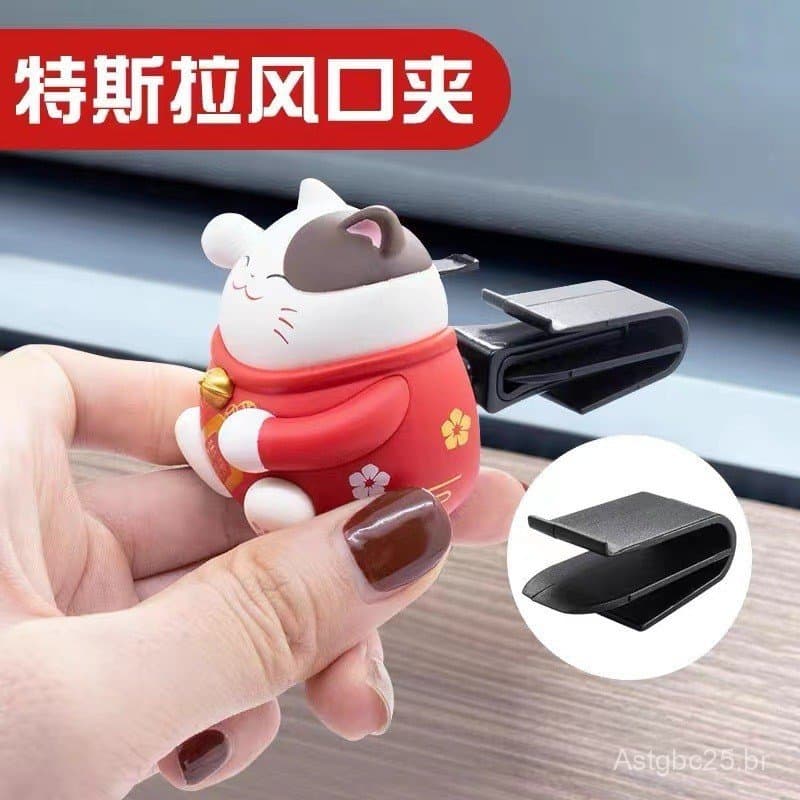 Difusor de Fragrância para Carro com Clipe Decorativo para Saída de Ar Condicionado, Especial para Tesla Model 3/Y