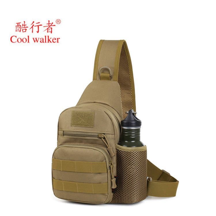 Bolsa de peito com suporte para garrafa de água, bolsa casual para IPAD mini, bolsa de viagem, mochila de ciclismo, bols