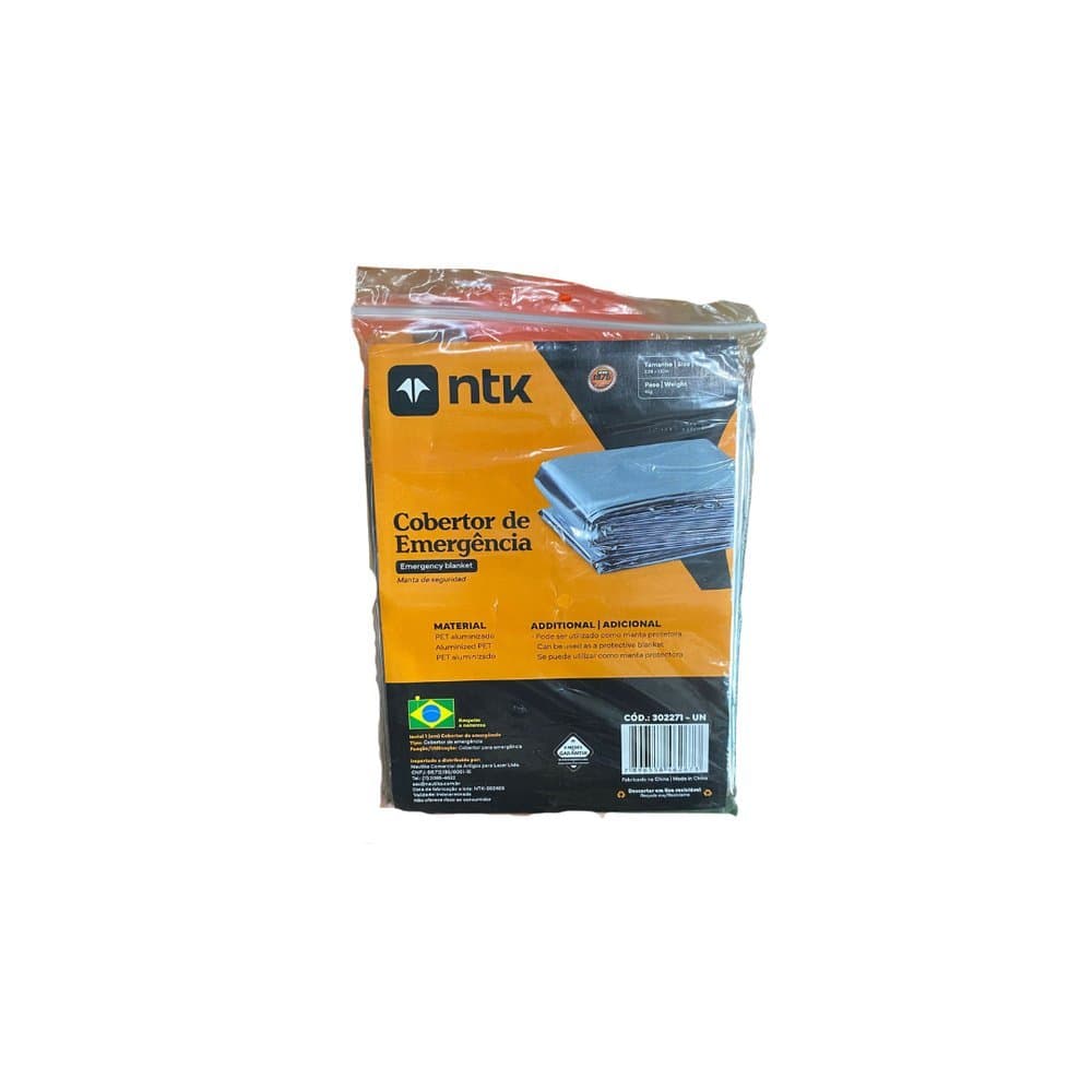 Saco De Emergência NTK Para Aventura - 2 Cinza - Único