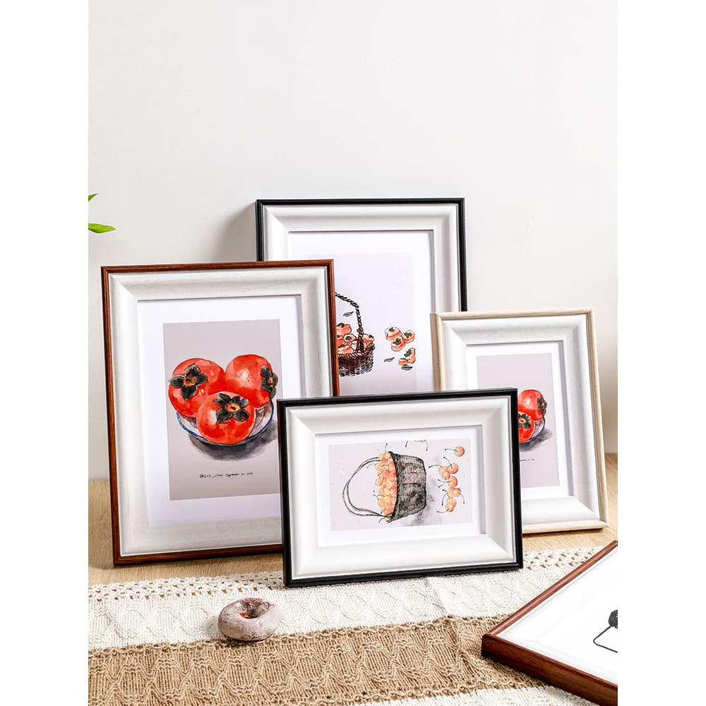 Moldura de foto vazia conjunto mesa Nordic Retro criativo parede-pendurado moldura mais lavagem foto 20 23 27 33 40 53 c