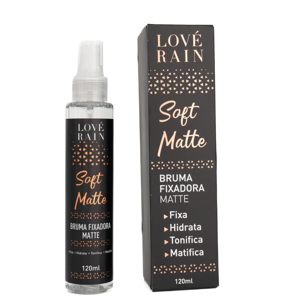 Fixador de Maquiagem Bruma Matte - Lové Rain Cosméticos