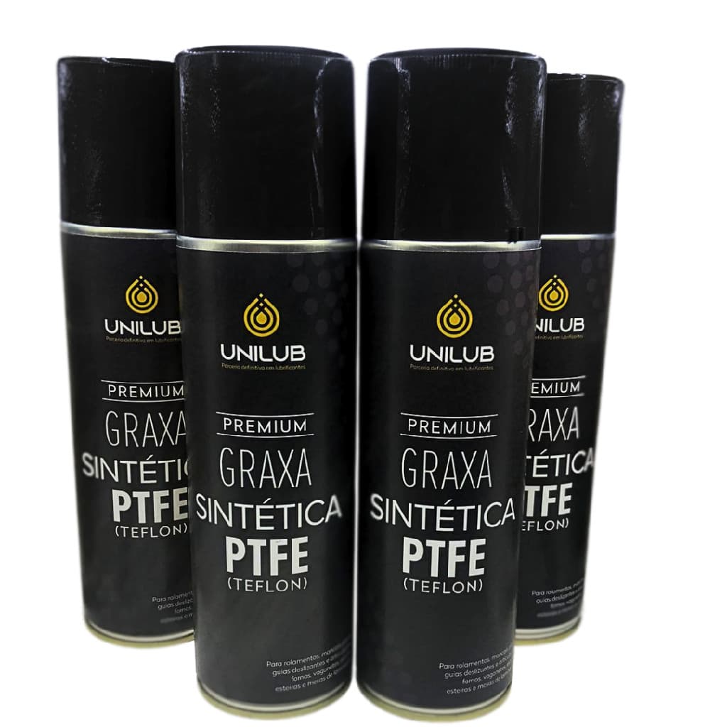 GRAXA SINTÉTICA PTFE com TEFLON em 500ml SPRAY - Uma Unidade
