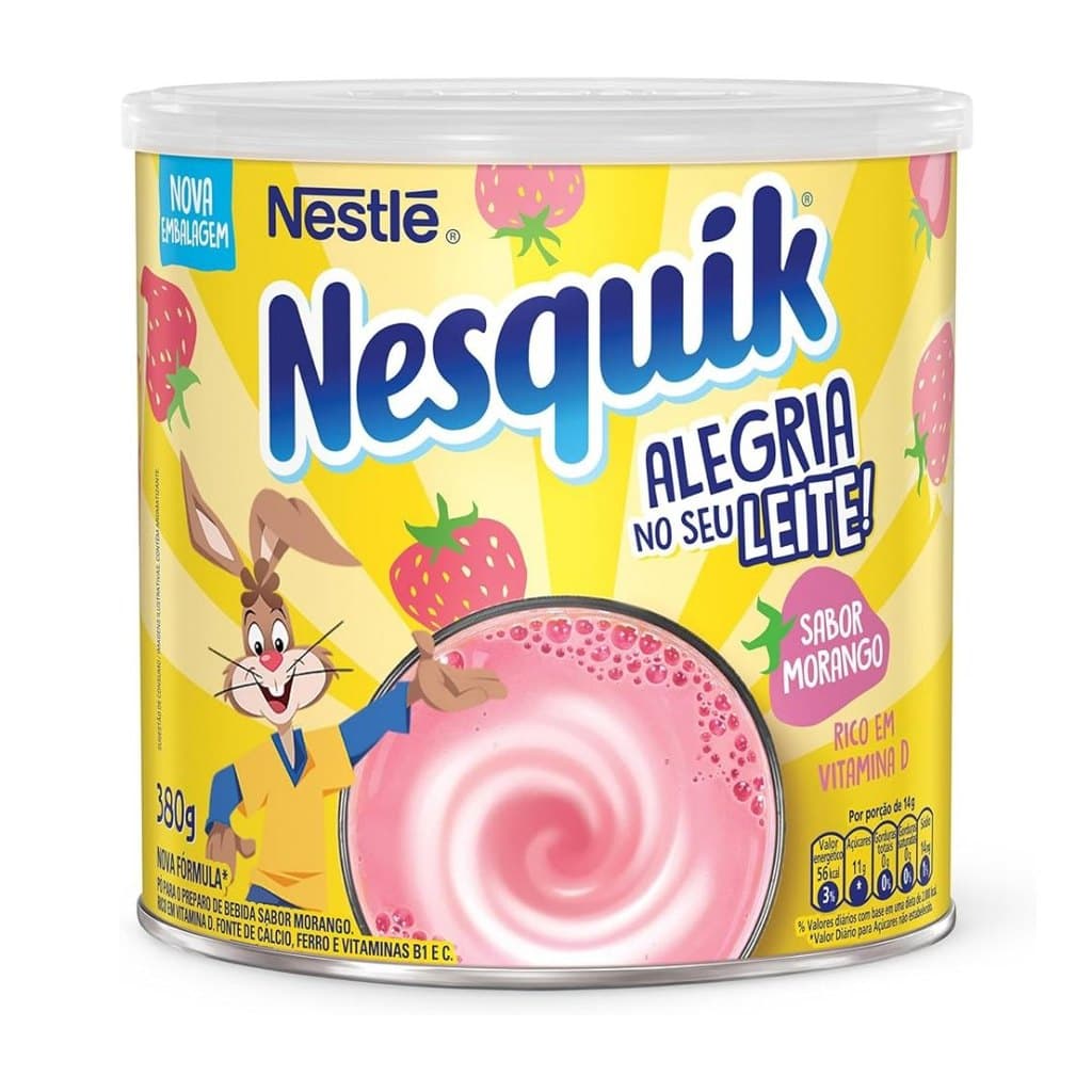 NESQUIK DE MORANGO 380 GR NESTLE