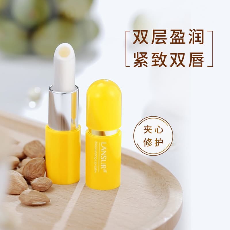 Lancer Lip Balm Múltiplo Nutritivo Hidratante Hidratante Hidratante Anti-secagem Incolor Não Batom
