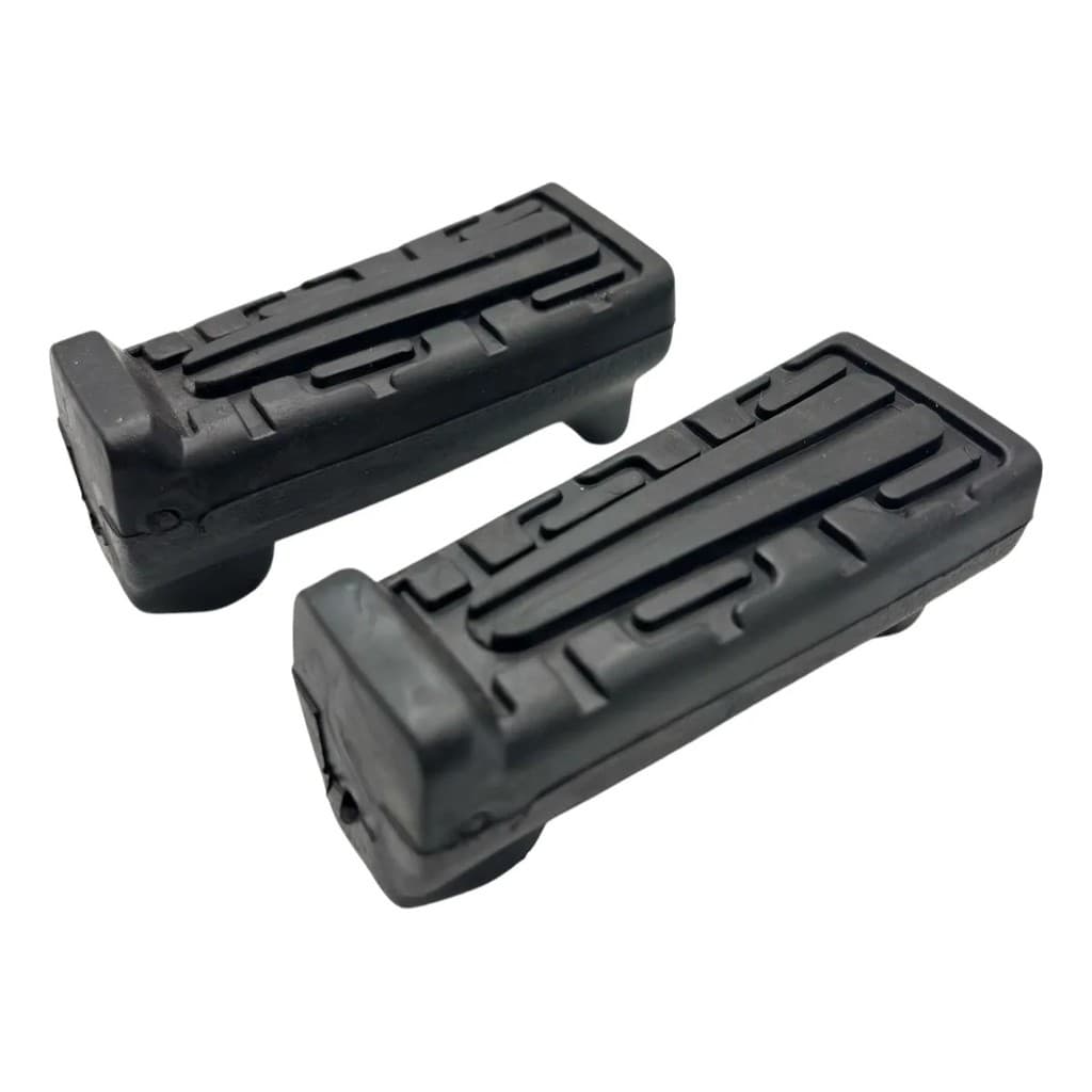 Par de Borracha Pedal Dianteiro YBR 125 2000/2001
