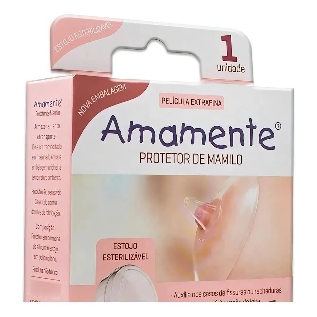 Protetor De Seios De Silicone Amamente