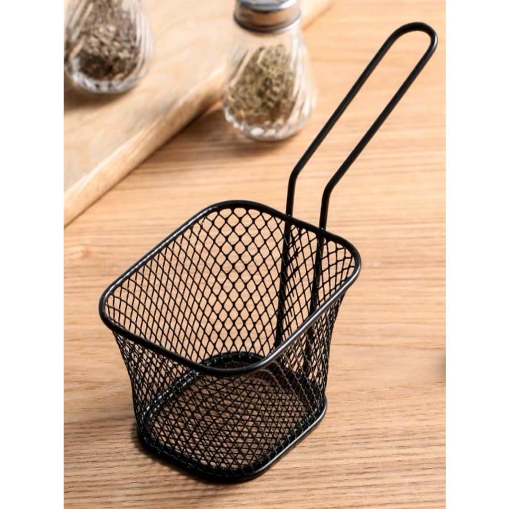 Cesto Mini Para Frituras Servir Petiscos Batata Nuggets Clink-14,5 x 10,5 cm