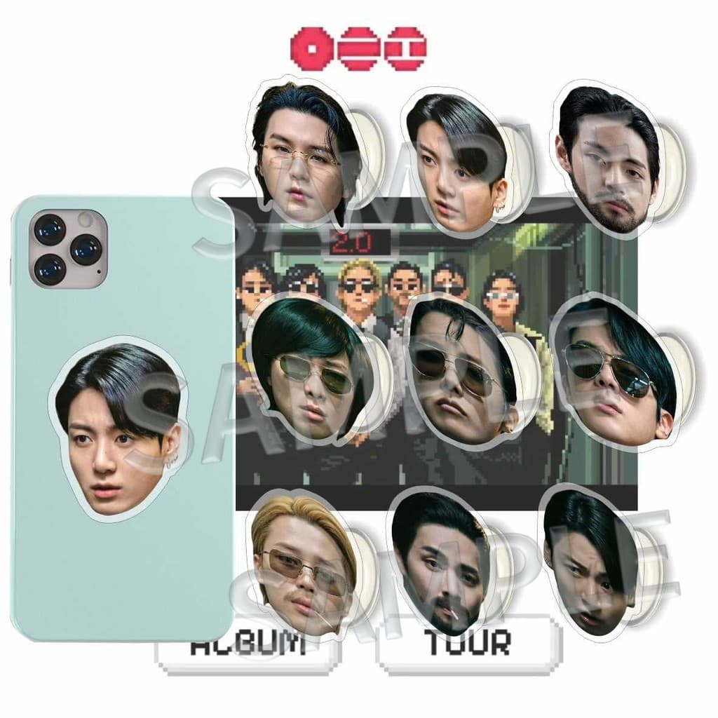 Kpop Idol  JHOPE < 2.0 > Suporte Acrílico Para Telefone Retrátil