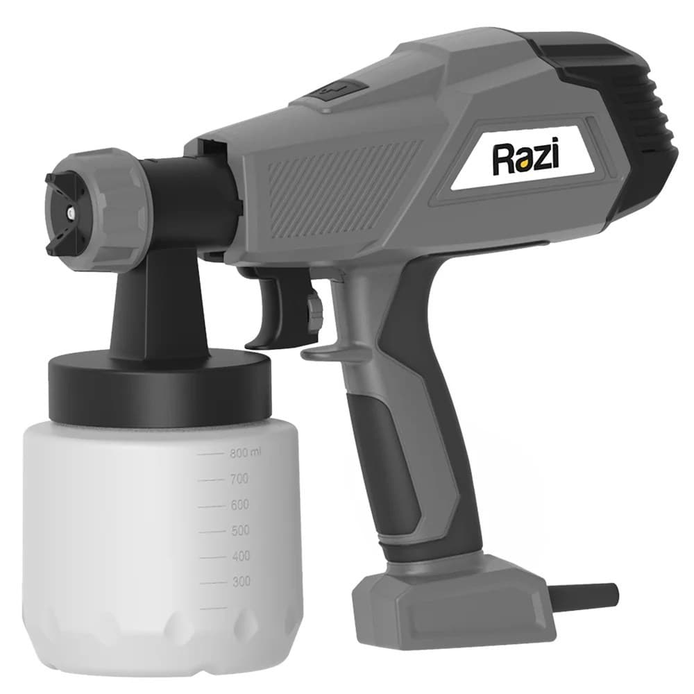 Pistola De Pintura Elétrica Uso Profissional 50/60 Hz 400w Razi 220V