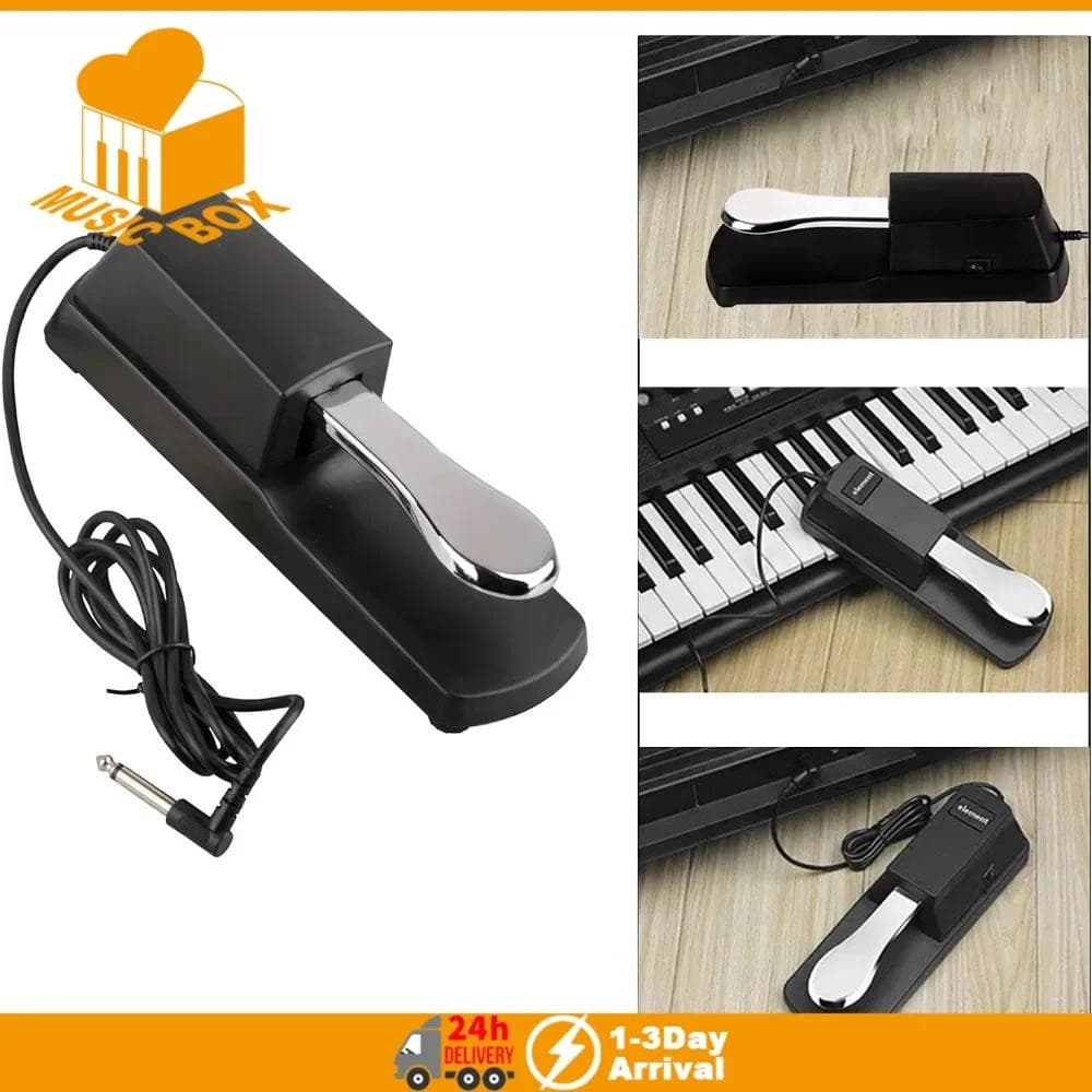 Pedal De Piano Profissional Amortecedor Universal Para Teclados Eletrônicos Midi