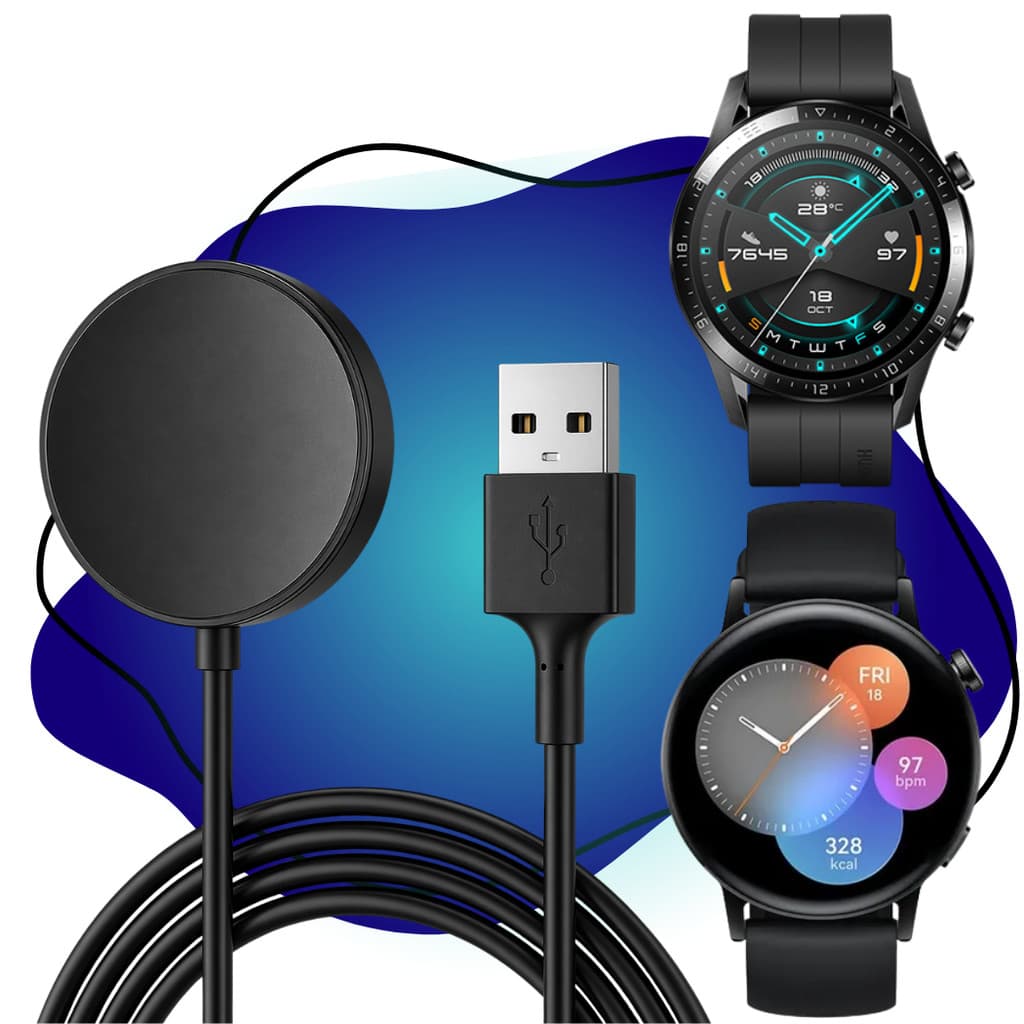 Carregador Para Huawei Watch GT + GT2 + GT3 + Honor Band USB