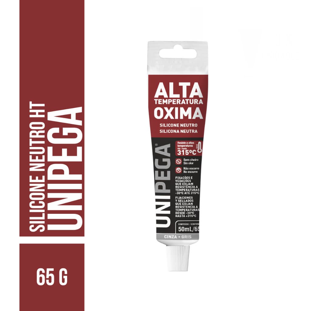 Cola De Silicone Oxima Alta Temperatura Para Motor 65g Bisnaga
