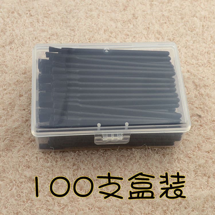 [100 Pcs] Caixa de martelo em forma de cabeça Pincel para lábios Pincel para batom Escova de Nylon Bolsa cosmética