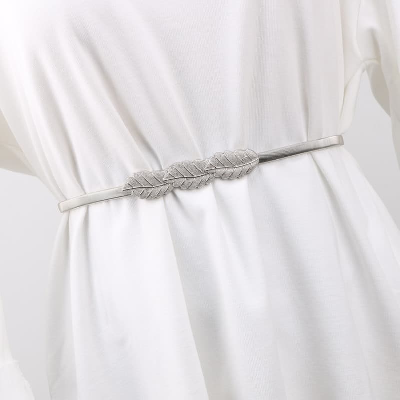 Folha primavera verão novo estilo versão coreana moda decoração única corrente de cintura de Metal senhoras All-Match ve