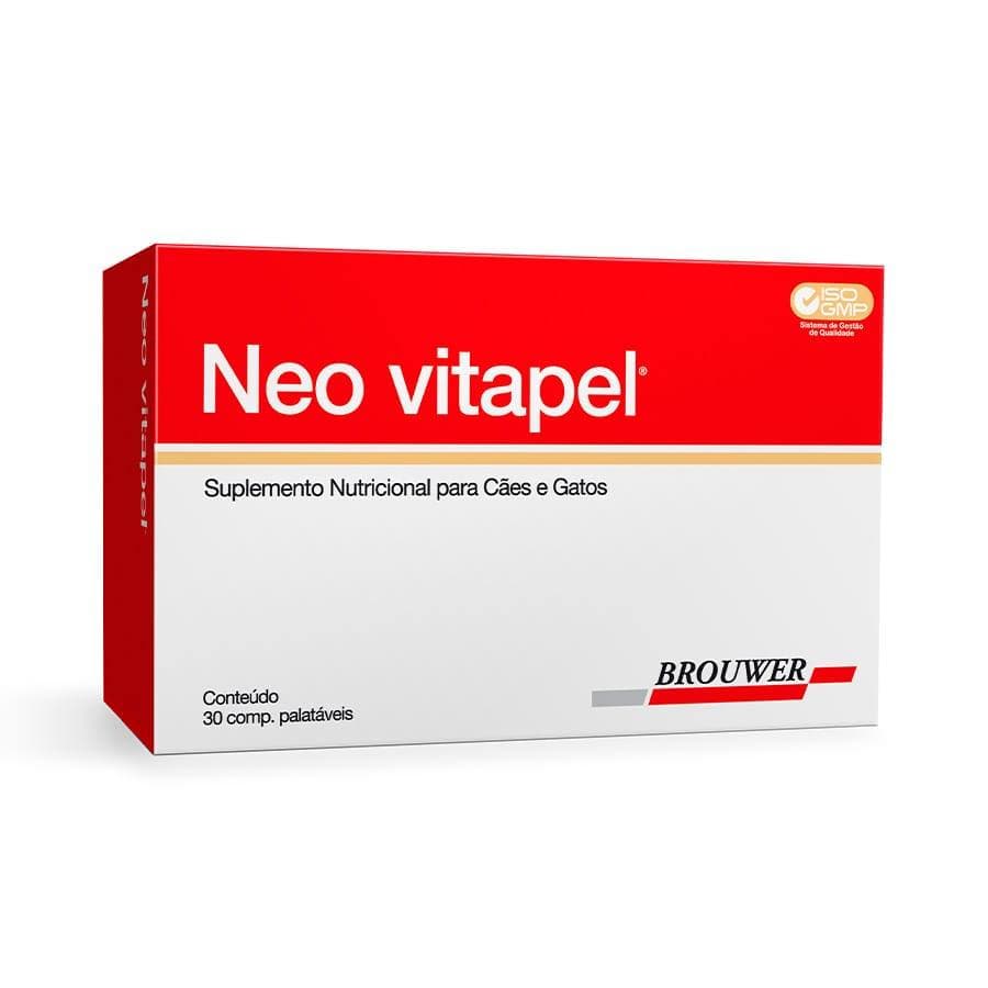 Neovitapel 30 Cp Brouwer Suplemento Nutricional para Cães e Gatos