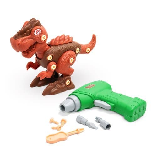 Brinquedo Montar Dinossauro Infantil Parafusadeira Eletrica Educativo Divertido
