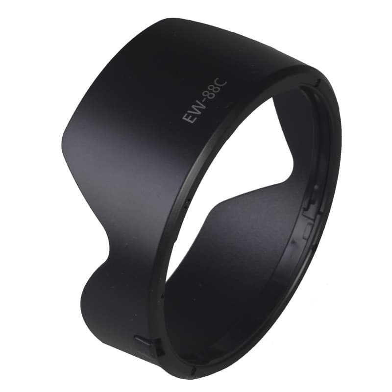 Baizhuo Capa de lente Canon EW-88C aplicável 24-70 F2.8 L II Lente de 2a geração 1DX2 5DS 5D3 5D4 6D 6D2 7D Câmera 82mm