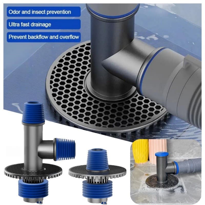 Adaptador de acessórios de lavanderia com conector dedicado para drenagem de piso de máquina de lavar Universal