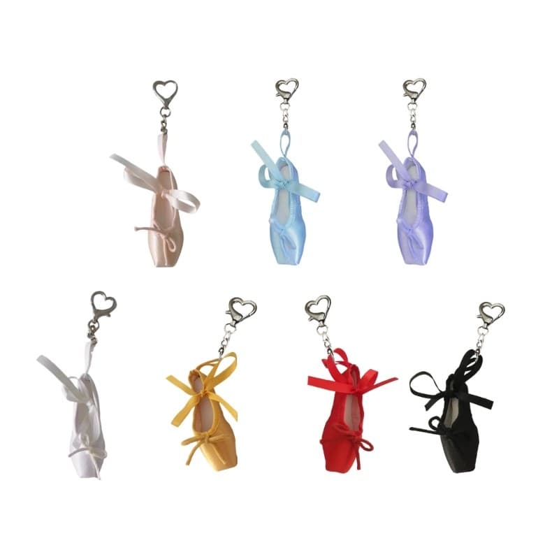 blg Decorativo Artesanal Mini Sapato De Balé Charme Chaveiro Acessório Para Uso Elegante