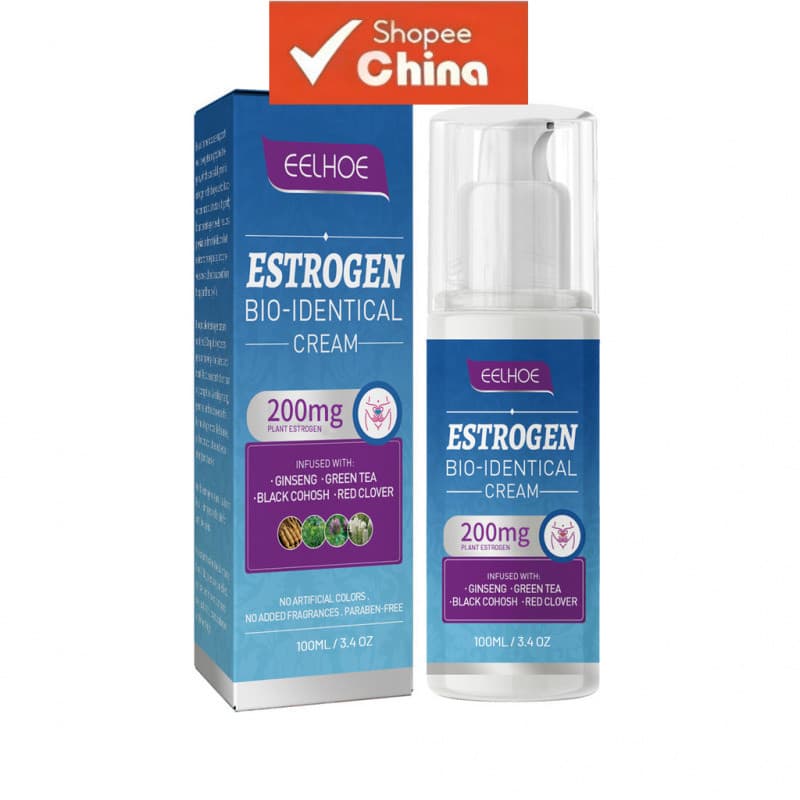 Creme Quente Estrogênio Bioidêntico Natural Menopausa 100g JB82