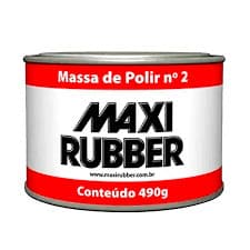 Massa de polir Nº2 polidor Maxi Rubber de baixo poder abrasivo