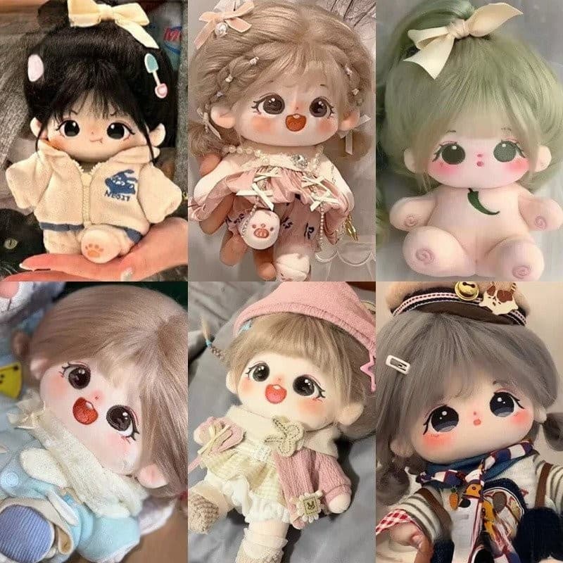 20cm Idol Doll Plush Sakura Monster Cotton Star Dolls Kawaii Bonecas Recheadas Roupas De 20cm Baby Plushies Toy