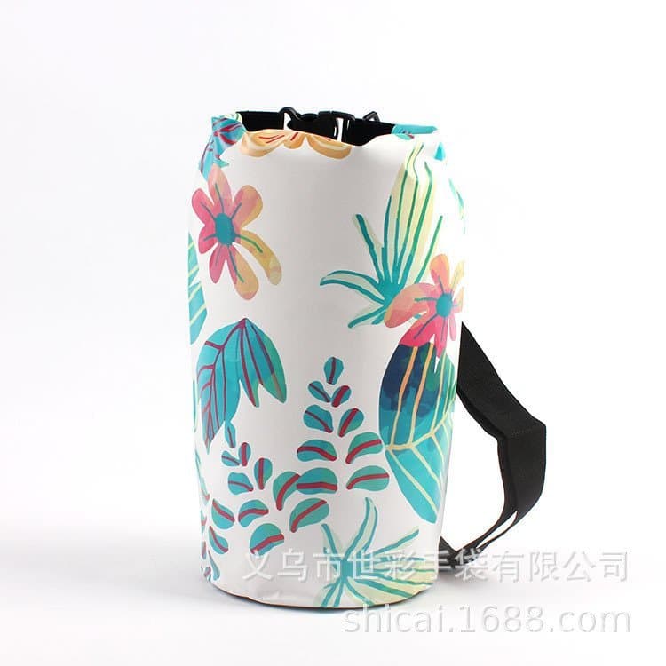 Bolsa impermeável popular para atividades ao ar livre, bolsa impermeável de ombro único para rafting, bolsa impermeável