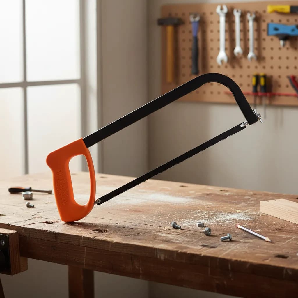 Arco de Serra Regulável Profissional | 12 Pol. (30 cm) | Design Ergonômico & Alta Tensão