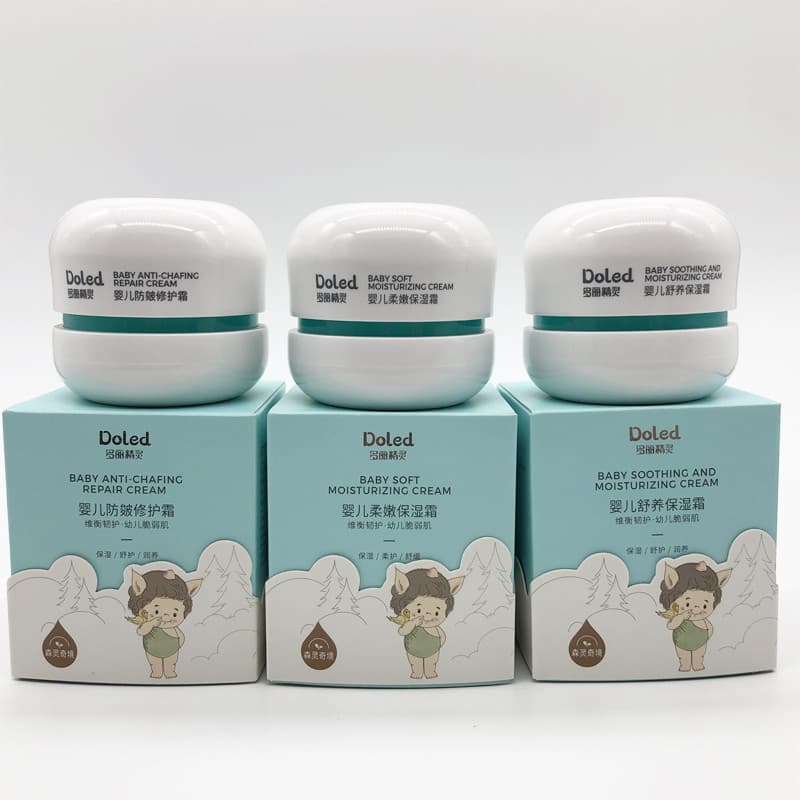 Boneca Dolly Elf bebê macio creme hidratante Anti-amarelo reparação creme bebê hidratante creme facial mãe infantil cria