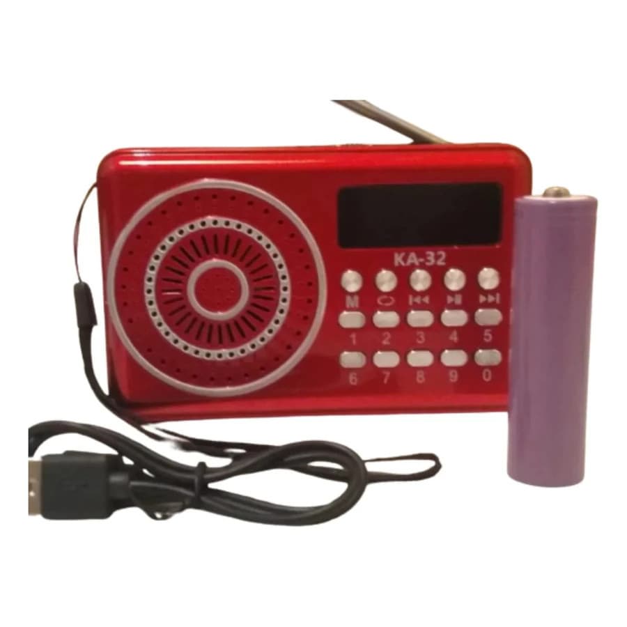 Radinho Portátil De Pilha Am Fm Radio De Bolso Bluetooth Recarregável Original