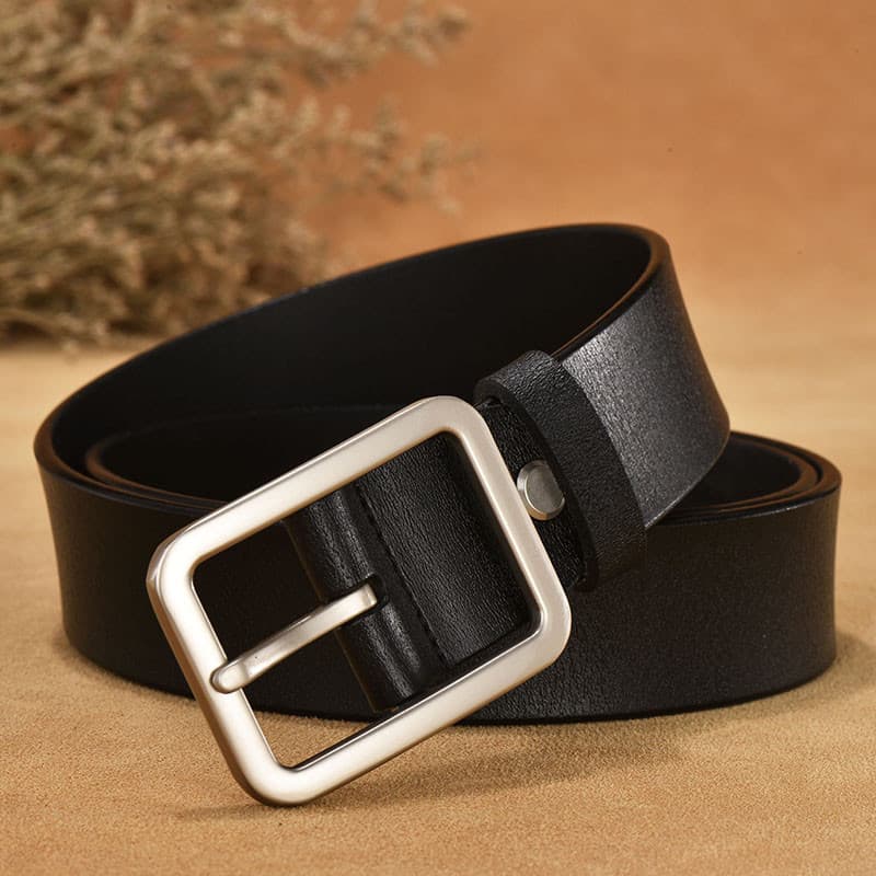 Masculino feminino mesmo estilo cinto pino fivela simples All-Match Retro senhoras cinto moda decoração combinando calça