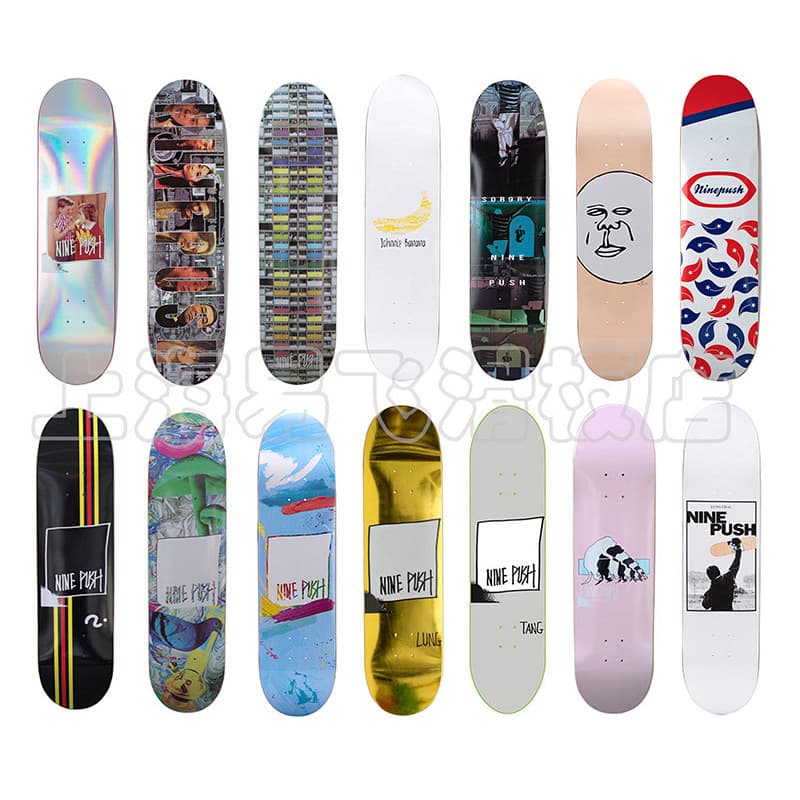 Superfície de skate Hong Kong NINE PUSH (7.8-8.25) NINEPUSH