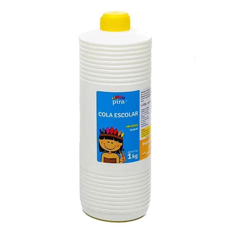 Cola Líquida Branca Escolar 1kg - Pira