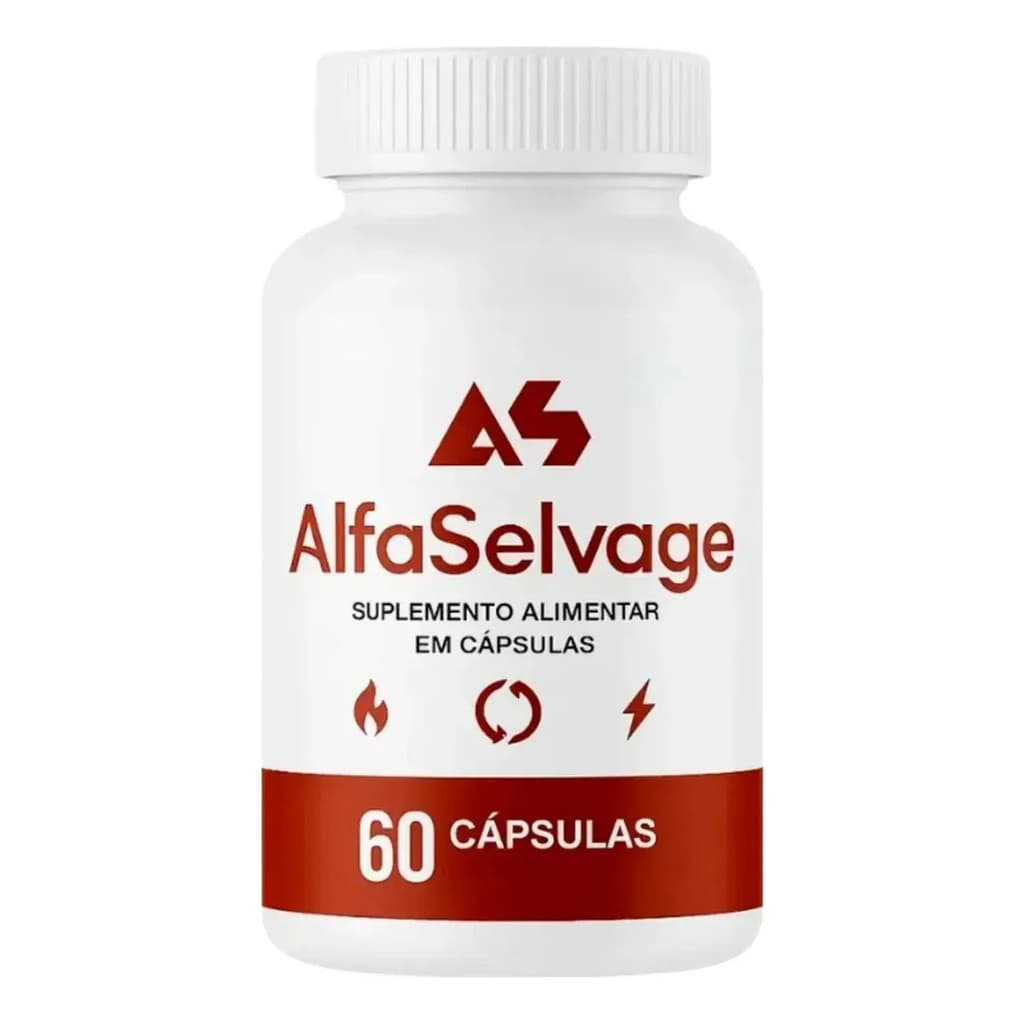 Kit 1 Alfa Selvage 60 Cápsulas Mais Energia Para Sua Rotina