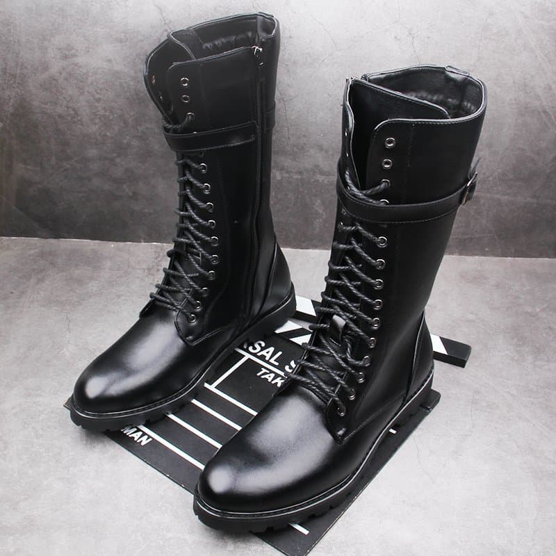 W inverno forro de lã de alta qualidade Martin botas masculinas de alta qualidade aumento interno estilo britânico na mo