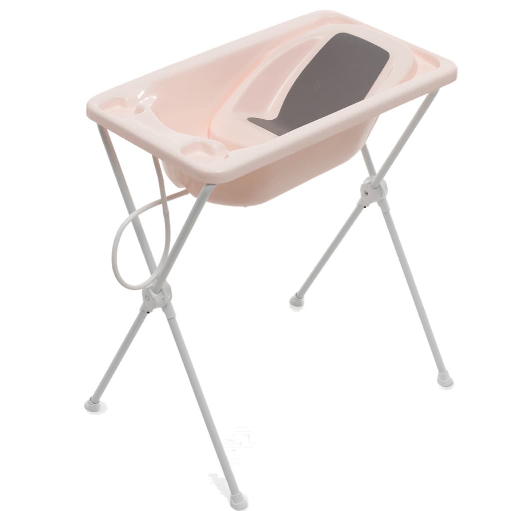 Banheira para Bebe Com Suporte Galzerano Acqua Trio Rose