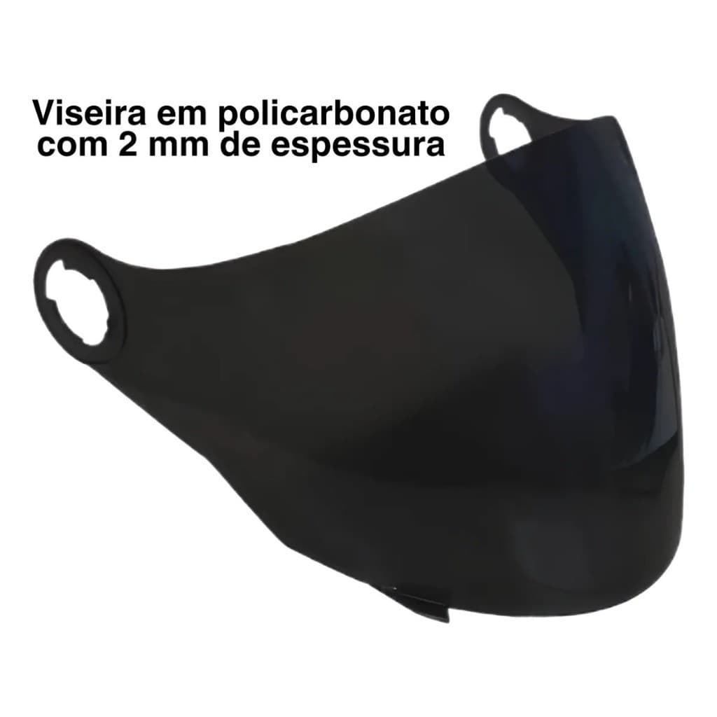 VISEIRA FUMÊ CAPACETE PRO TORK NEW LIBERTY 3