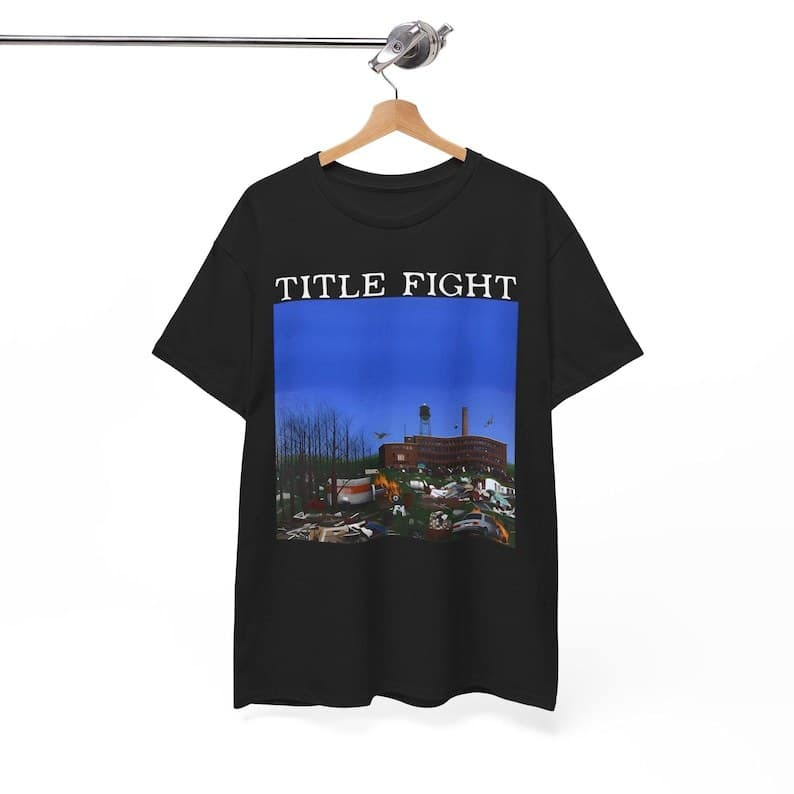 Music.Soul Camiseta Unissex Title Fight Shed Album Arte Melodic Hardcore Confortavel Estilosa Atemporal Casual