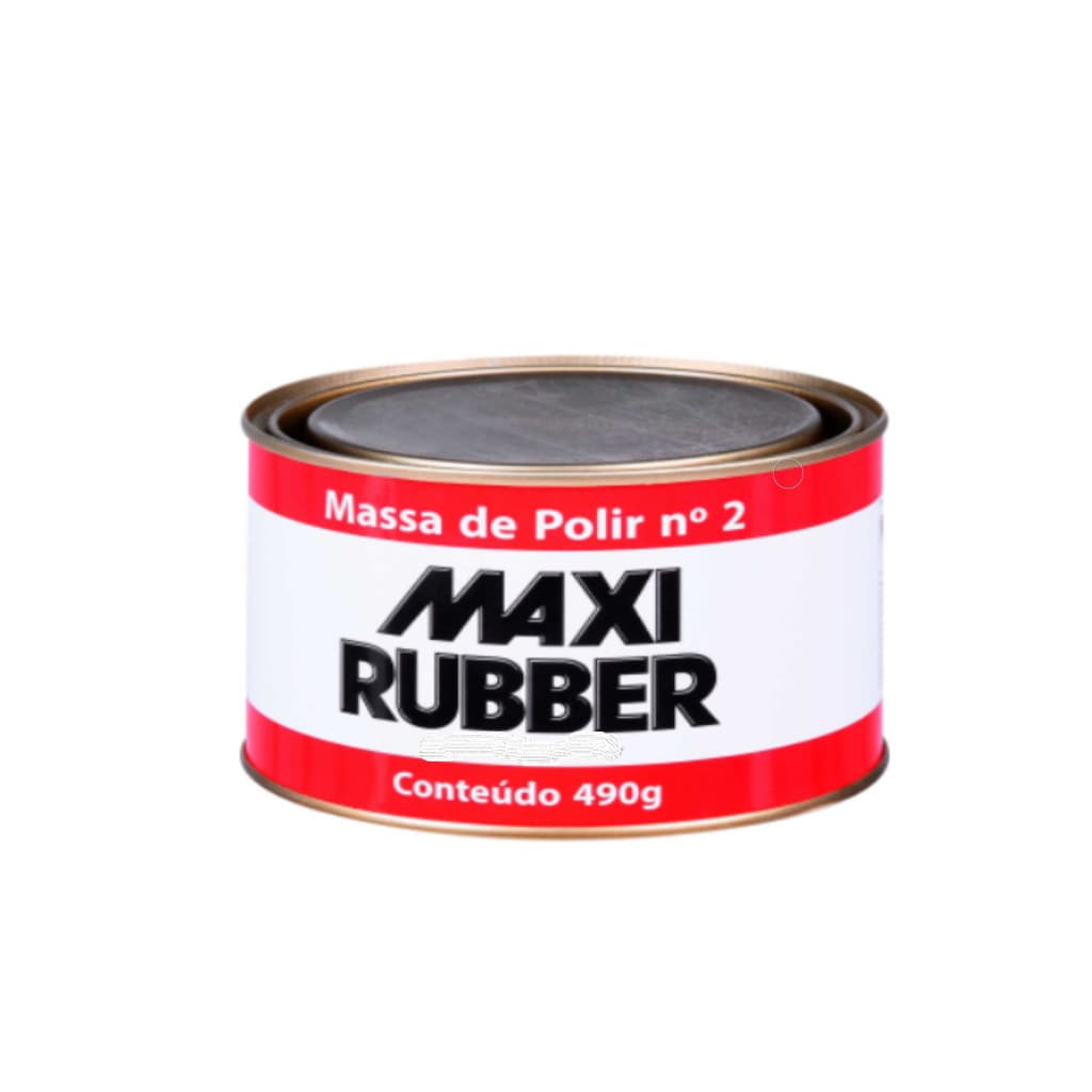 Massa De Polir N2 Maxi Rubber 490g