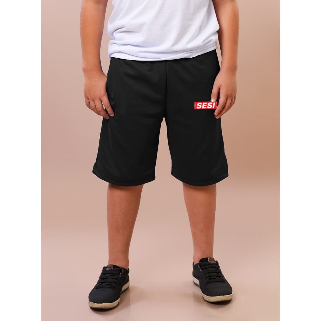 Uniforme sesi bermuda infantil e juvenil moletim uniforme escolar