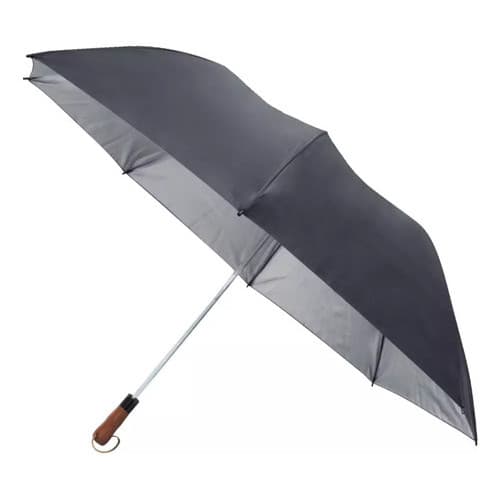 Guarda-chuva Mizpn Dobravel Solar Automatico 8 Varetas Preto Liso