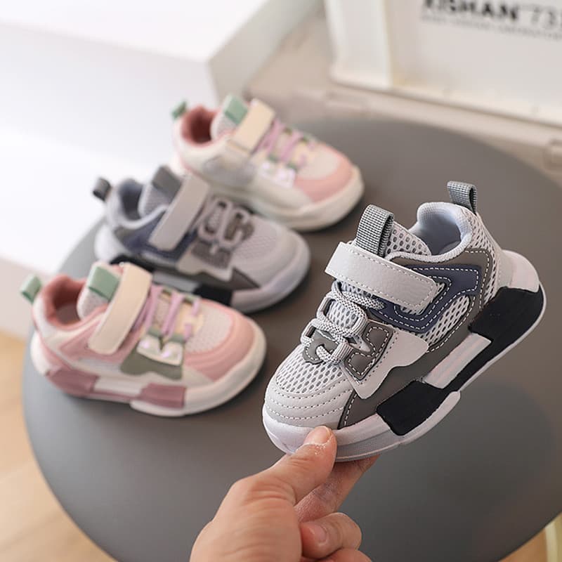 3 sapatos infantis femininos 2025 primavera novo estilo 4 meninos tênis bebê crianças sapatos esportivos crianças 1 a 2