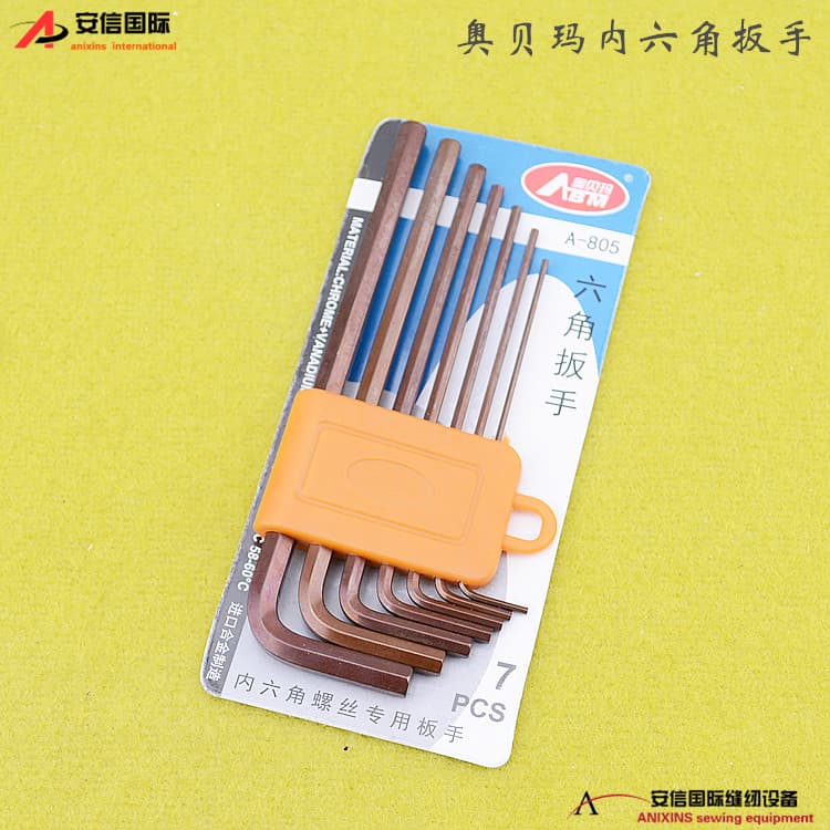 Chave Allen Obema A-805 Chave sextavada métrica Conjunto de chave Allen Chave de fenda