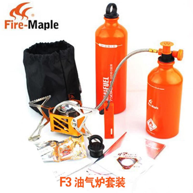 Fire Maple Outdoor FMS-F3 Split Fogão a gasolina Auto-condução Churrasco Piquenique Fogão à prova de vento No. Fogão a g